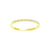 Charm 14k Gold 1/12ct Diamond Anniversary Band Ring - Image 2