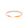 Charm 14k Gold 1/12ct Diamond Anniversary Band Ring - Image 3
