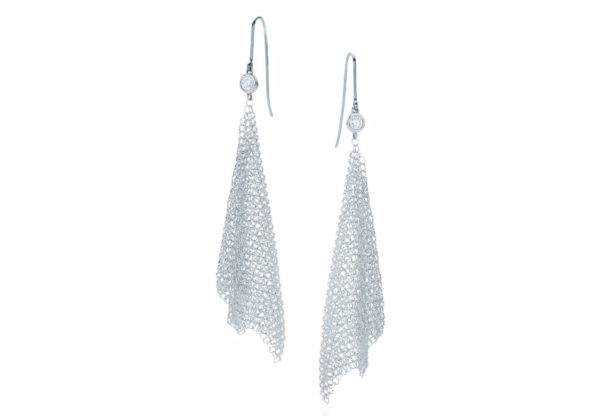 Mesh Scarf Earrings